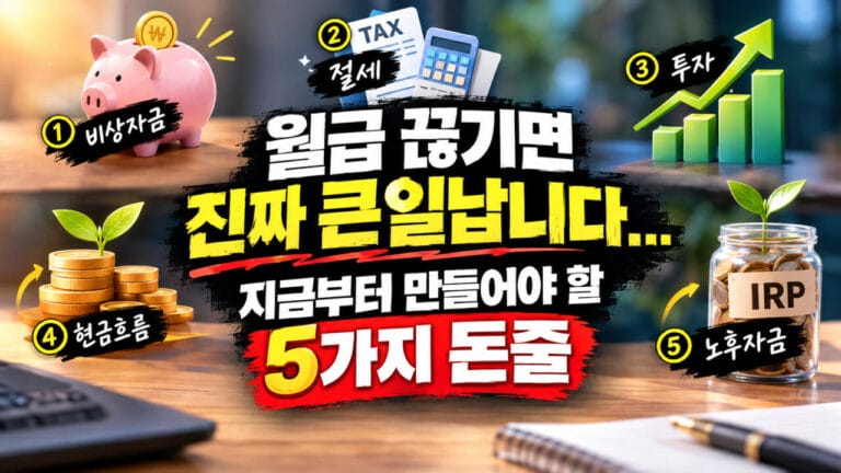 5가지 돈줄