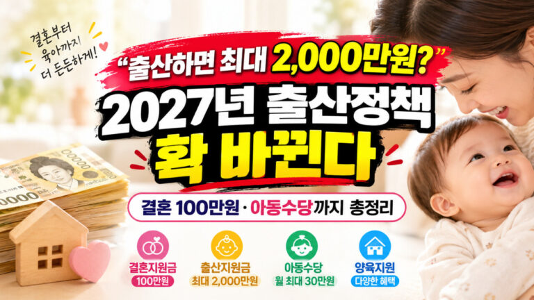 2027년 출산정책